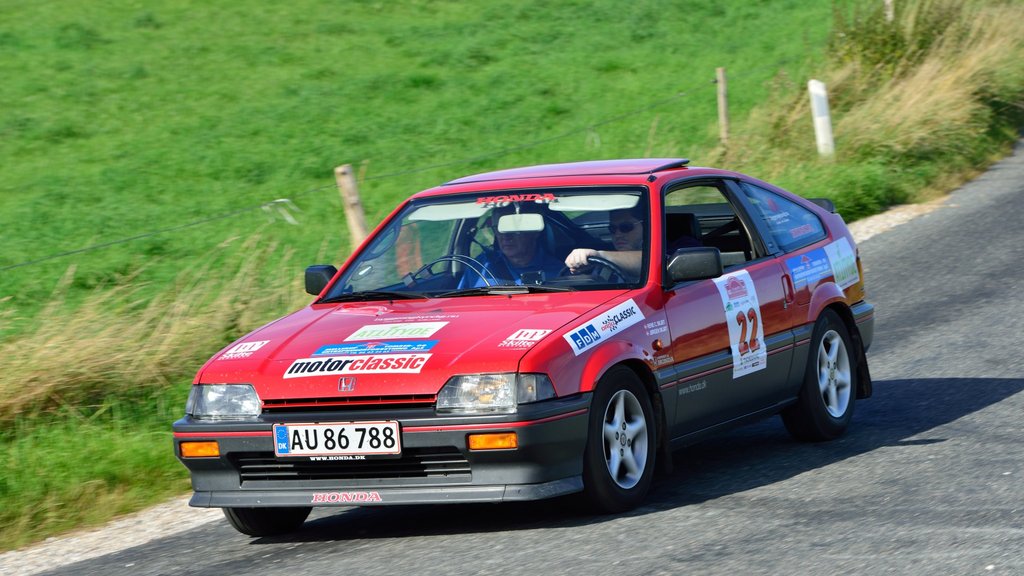 Søn og far, René og Jørgen Skjøt, fører FDM DASU Classic-serien i deres Honda CRX inden Oresund rally på lørdag. Kan de leve op til favoritværdigheden?
(Foto: Michael Eisenberg)